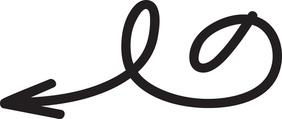 Obraz premium Doodle Arrow Symbol Illustration
