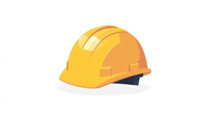 Fototapeta premium Yellow Hard Hat Illustration