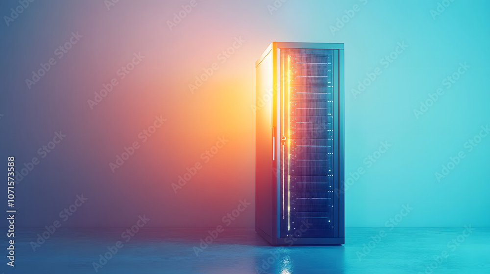 Poster explore the future of data storage with advanced server technology