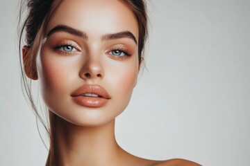 Fototapeta premium beautiful face woman