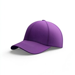 Fototapeta premium realistic high quality purple baseball cap mockup isolated