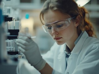 High-Efficiency Pharmaceutical Lab Optimized for Distribution and Quality Control, See Our Organized Layout and Lab Techs Coordinating in a Clean Environment