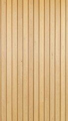 Naklejka premium Solid wooden battens wall pattern background with natural color finishing, background