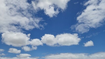 Obraz premium blue sky with clouds