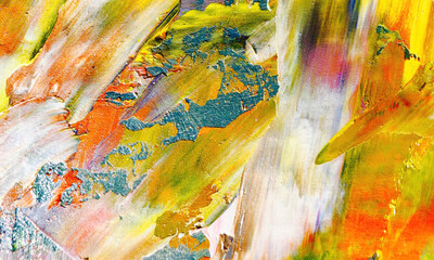 Abstract art background . Hand painting artwork on canvas. 