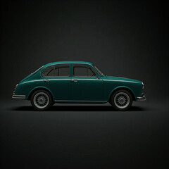 Obraz premium luxury car on black, 19s beautiful car with beautiful black background
