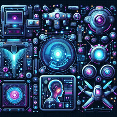 AI and Future Technology Concepts.