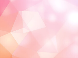 Obraz premium geometric, pattern, triangle, wallpaper, design, vector, texture, polygon, illustration, diamond, shape, light, mosaic, decoration, art, pink, backdrop, element, purple, paper, style, origami, crystal