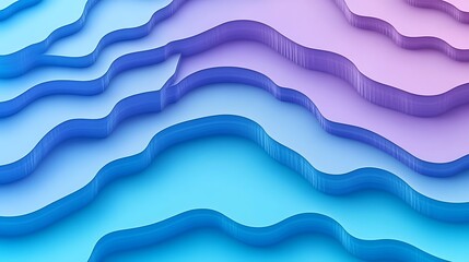 Fototapeta premium Abstract background with a wavy pattern in blue and purple tones.
