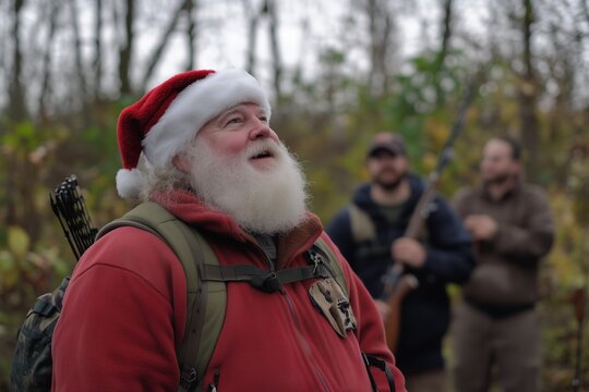 Santa with Local Hunting Club
