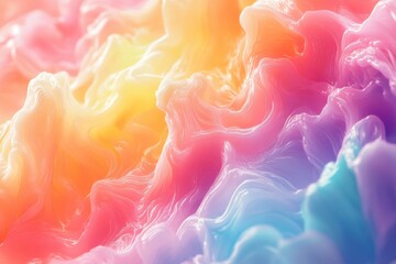 Fototapeta premium Soft Color Gradients Calming Neural Pathways and Nerve Relief Concept, Abstract Art, Vibrant Hues, Peaceful Background, Stress Relief, Mindfulness, Creative Design, Gradient Wallpaper, Psychedelic