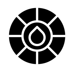 Obraz premium Icon Color With Style Glyph