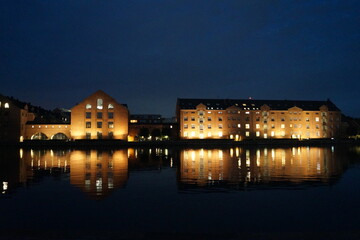 Obraz premium Night in Copenaghen