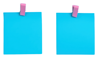 PNG Blue adhesive note pinned to notice board paper blue blackboard.