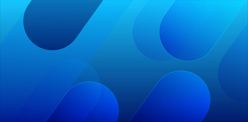 Abstract  blue background with solid shapes design in soft blue  gradient , vector 