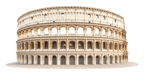 PNG Colosseum landmark white background amphitheater.