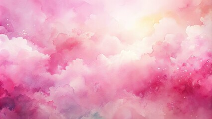 Fototapeta premium Elegant Pink Watercolor Background for Art and Design, Perfect for Banners, Abstract Creations, and Creative Projects, Soft Artistic Touch, Ideal for Branding and Visual Identity
