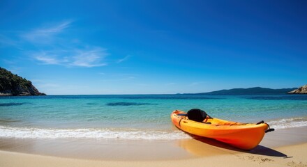Fototapeta premium boat on the beach