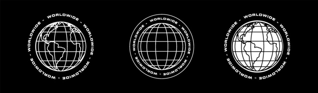 worldwide globe design template