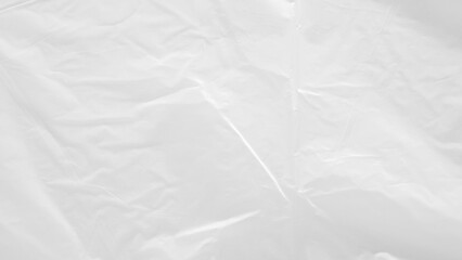 Obraz premium White transparent plastic bag texture background