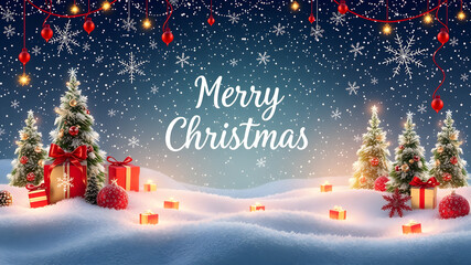 Merry Chirstmas Design Background Decorate. Generative AI