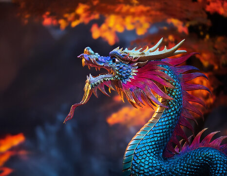 Ein chinesischer Drachen