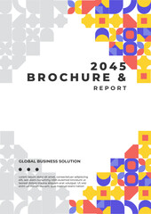 Modern Business Flyer With Abstract Simple Design