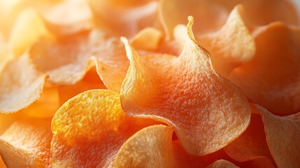 Discover the crunchy delight of golden potato chips