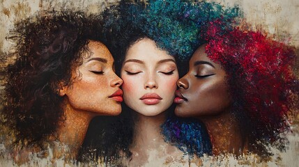Discover the beauty of diversity through artistic portraits