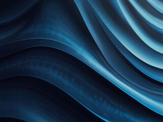 Obraz premium blue smooth waves background