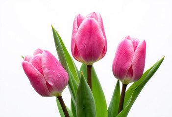 Naklejka premium Pink Tulips