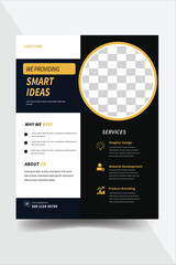 business flyer design template