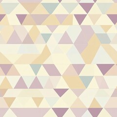 Abstract Geometric Pattern of Pastel Triangles