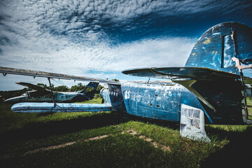 Decaying airplane in Croatia