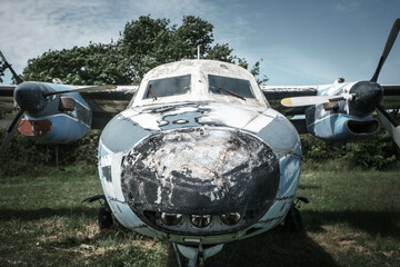Decaying airplane in Croatia