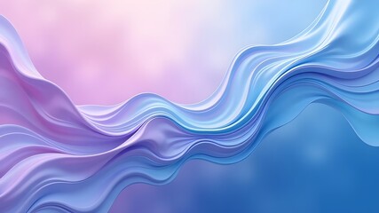 Naklejka premium Pink and lilac waves, abstract background.