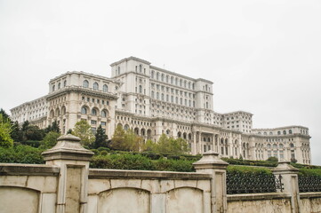 Fototapeta premium view of the city of Bucharest