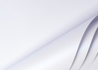 Glossy designer paper background with a pearl white gradient and a wavy, curved texture. This...