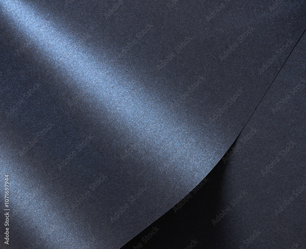 Aufkleber luxurious designer paper background in deep navy blue with a glossy, satin finish and rich gradient.