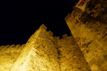 Old historical building facade