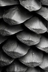 Obraz premium A close up of a pine cone with water droplets on it