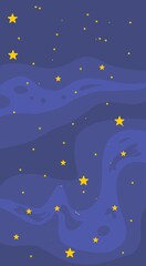 Naklejka premium night sky with stars
