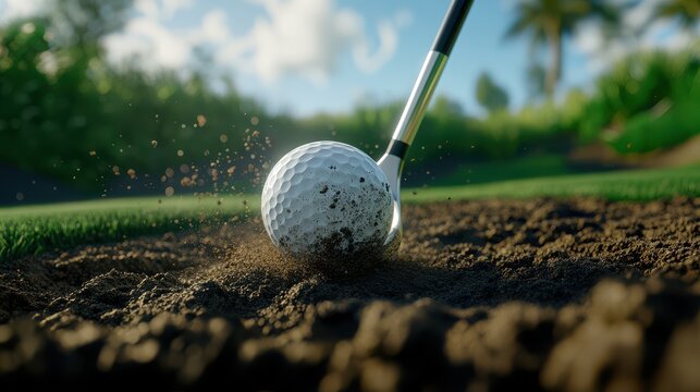 Mastering the art of golf how a precision strike with the club transforms your game experience