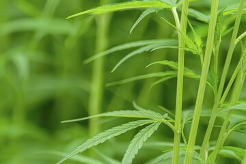 Obraz premium Observe intricate details in hemp, focusing on clean, aligned loops