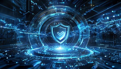 Fototapeta premium Cybersecurity, encryption, padlock, digital security, circuit board, data protection, firewall, network security, cryptography, secure computing, digital lock, information security, cyber defense, mot