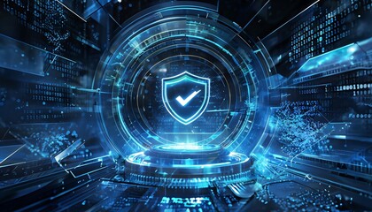 Fototapeta premium Cybersecurity, encryption, padlock, digital security, circuit board, data protection, firewall, network security, cryptography, secure computing, digital lock, information security, cyber defense, mot