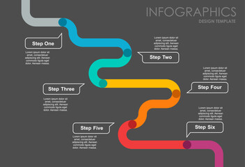 Infographic design template with place for your data. Vector illustration.