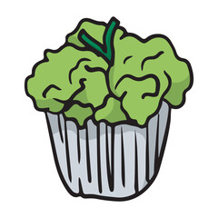 Traditional Indonesian Street Food Illustration