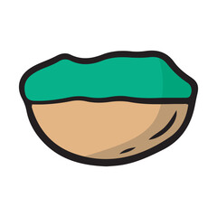 Fototapeta premium Traditional Indonesian Street Food Illustration