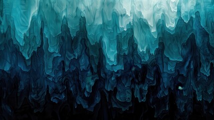Naklejka premium Abstract swirling patterns in shades of blue and black, evoking a sense of depth and fluidity.